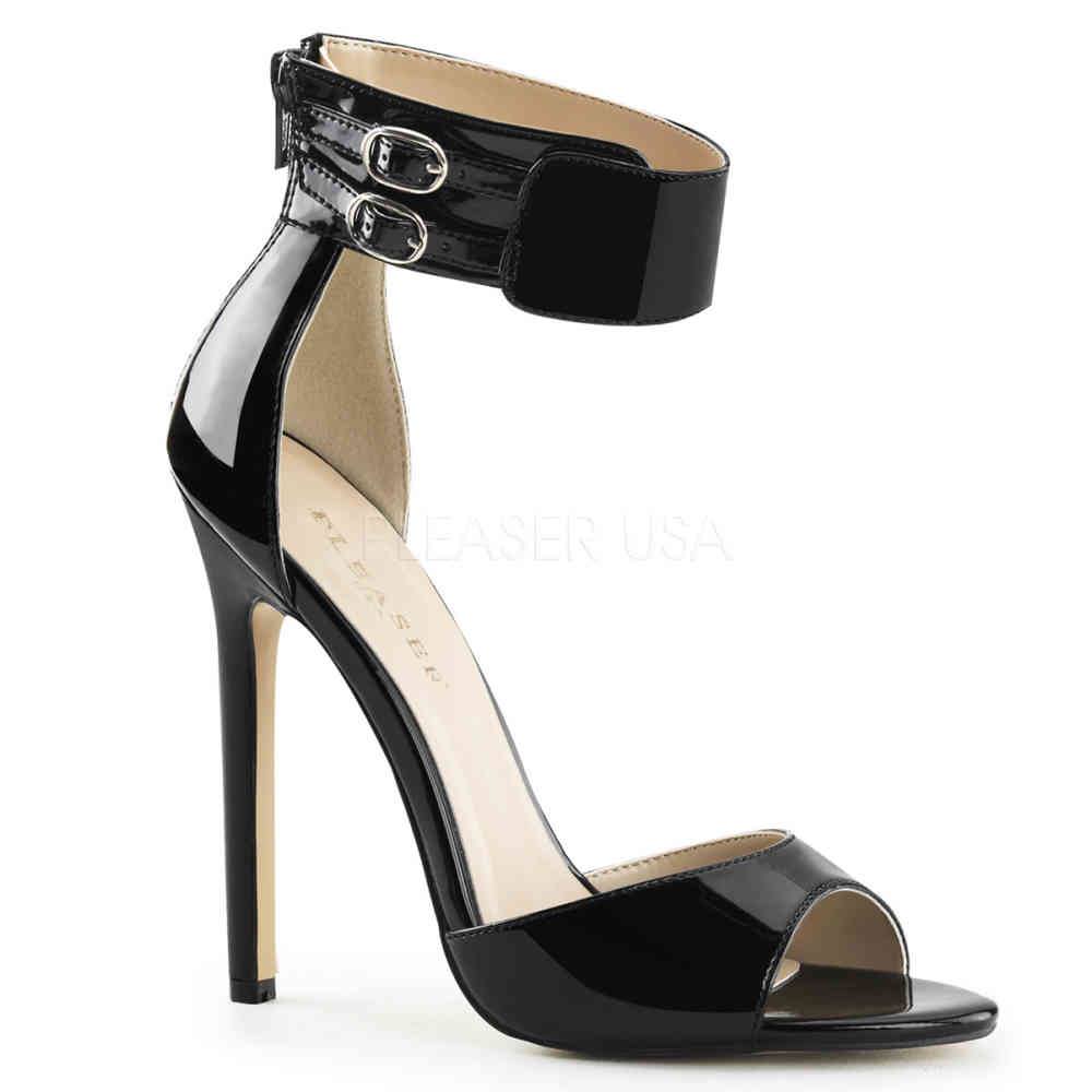 Pleaser - SEXY19 Ankle strap sandal - Black Product image